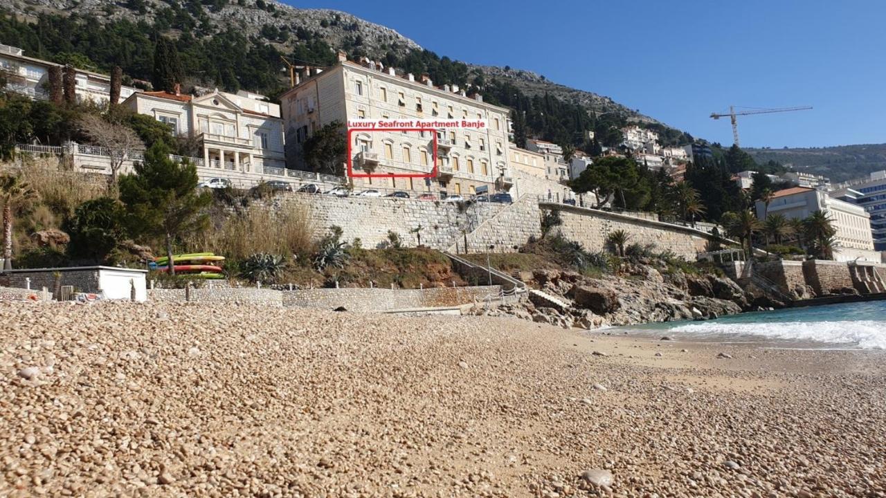 Luxury Seafront Apartment Banje Dubrovnik Dış mekan fotoğraf